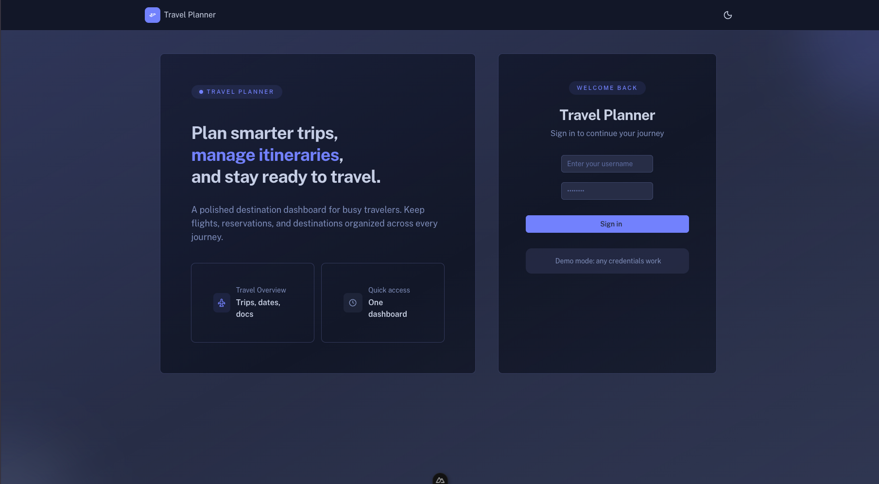 Travel Planner App - Galería 3